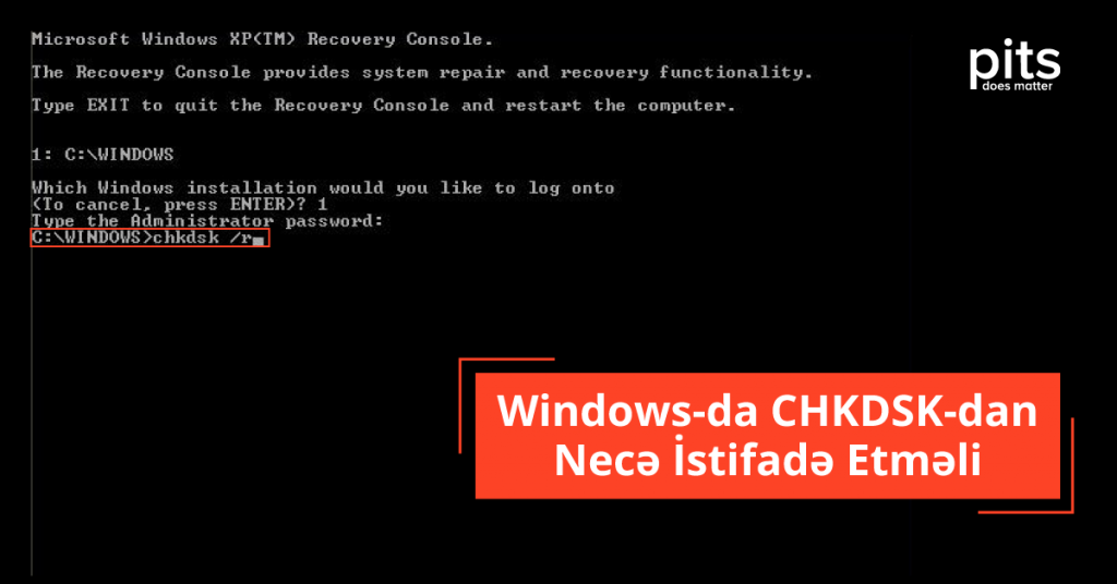 CHKDSK Əmrləri